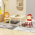 Kids Table and 2 Chairs Set (Lion & Monkey)