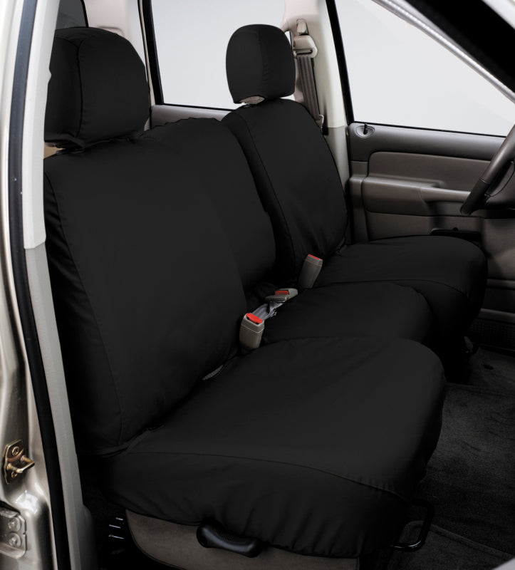 Covercraft 2024+ Jeep Gladiator Electric Polycotton SeatSaver Front Row Seat Covers - Charcoal SS2627PCCH