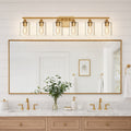 6-Light Brushed Bathroom Vanity Wall Light