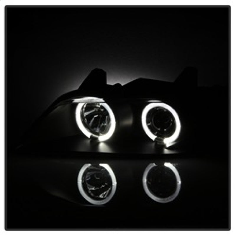 Spyder BMW Z3 96-02 Projector Headlights LED Halo Black High H1 Low H1 PRO-YD-BMWZ396-HL-BK 5009081