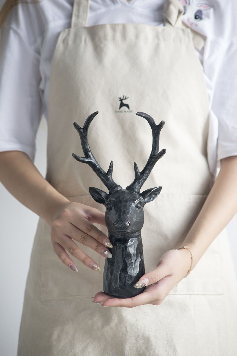 6x4x11" Darby 8-Point Deer Head Statue Decor