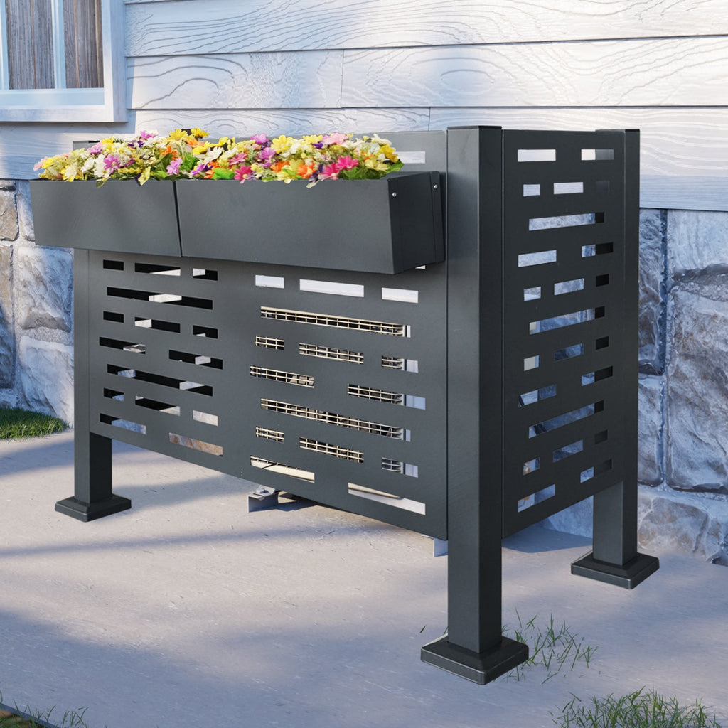 4ft x 2ft Air Conditioner Fence for Outdoor Units