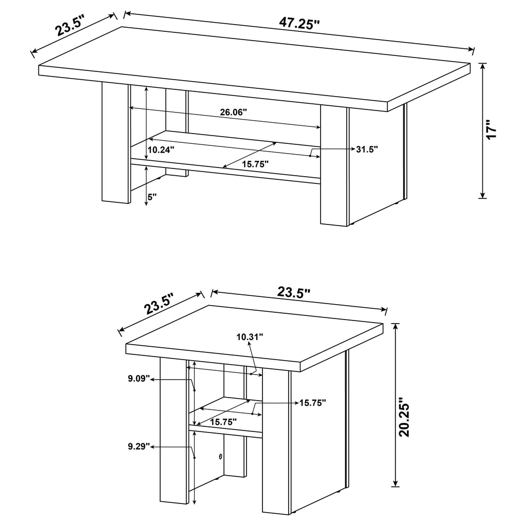 Salton 3-Piece Table Set