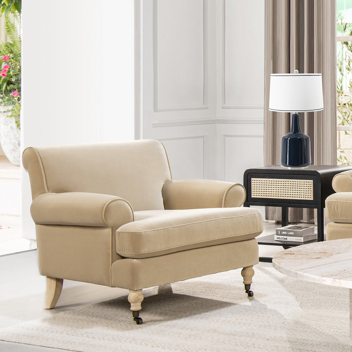 Alana 38" Lawson Accent Arm Chair
