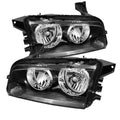 SPYDER Xtune Dodge Charger 06-10 Halogen Only (Does Not Fit Hid Model) Headlights Black HD-JH-DCH06-BK 9026041