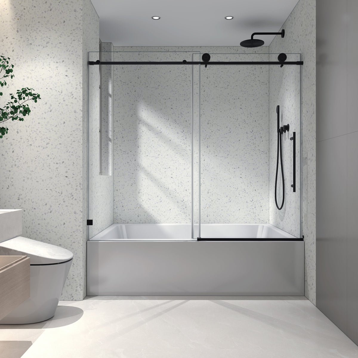 6063 Matte Shower Doors