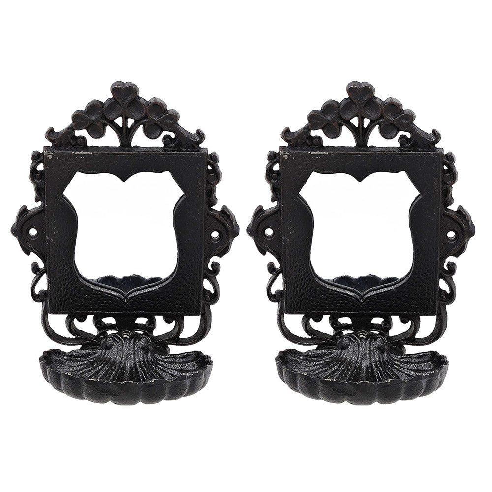 6.3x3.9x8.2" Soap Dish Set - 2 Pieces