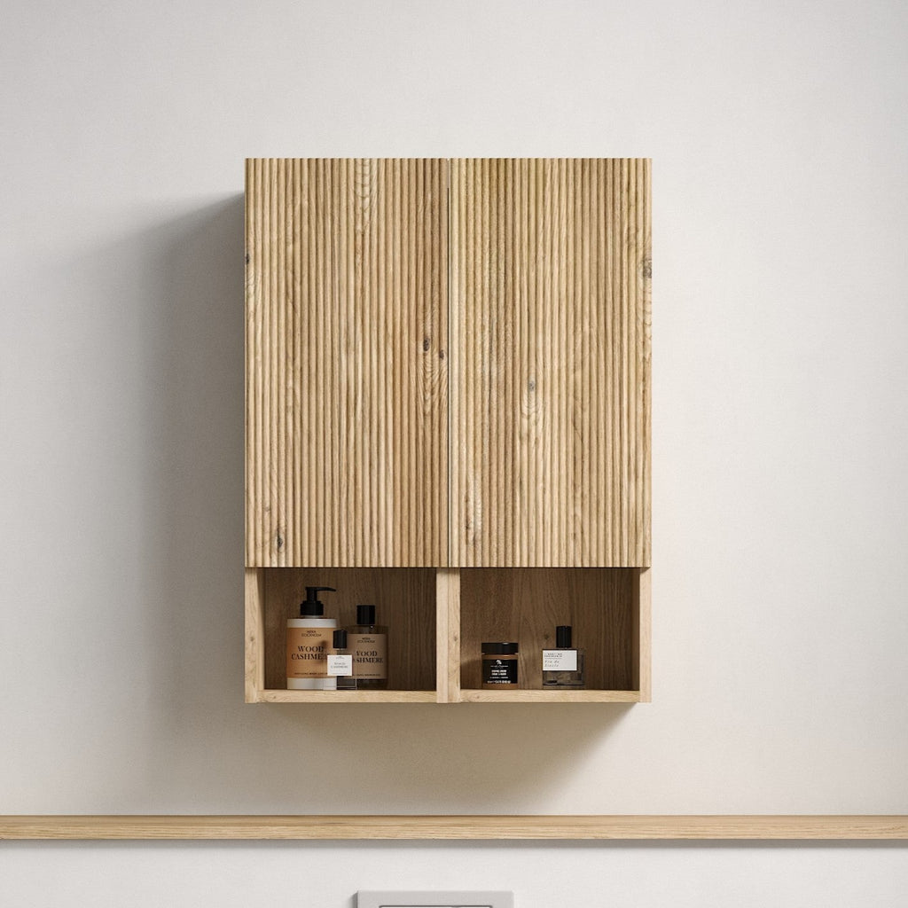Chic Striped Textures Side Cabinet