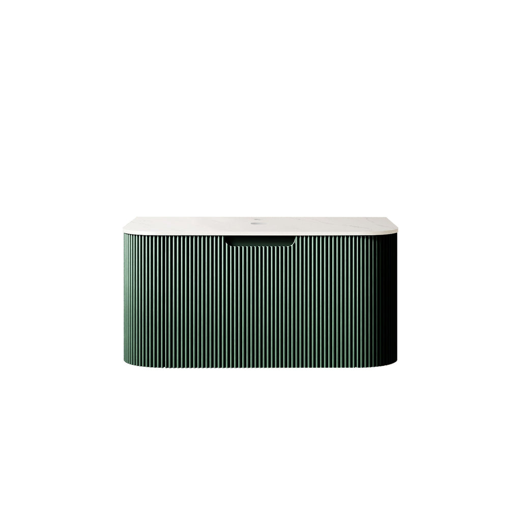 Dina 30'' Wall Mounted Plywood Cabinet with Carrara