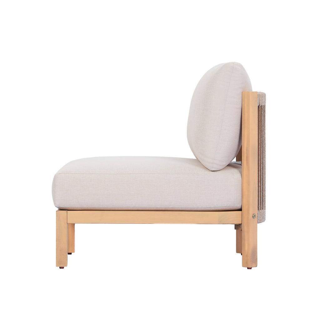 Acacia Wood Patio Furniture Club Chair
