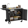 Outdoor Grill Table with Sink
