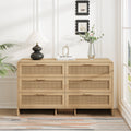 51.18'' Arc Shaped Corner Rattan Cabinet
