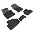 3D MAXpider 21-23 Volkswagen Golf Gti/Golf R Kagu Floor Mat- Black R1 R2 L1VW12201509