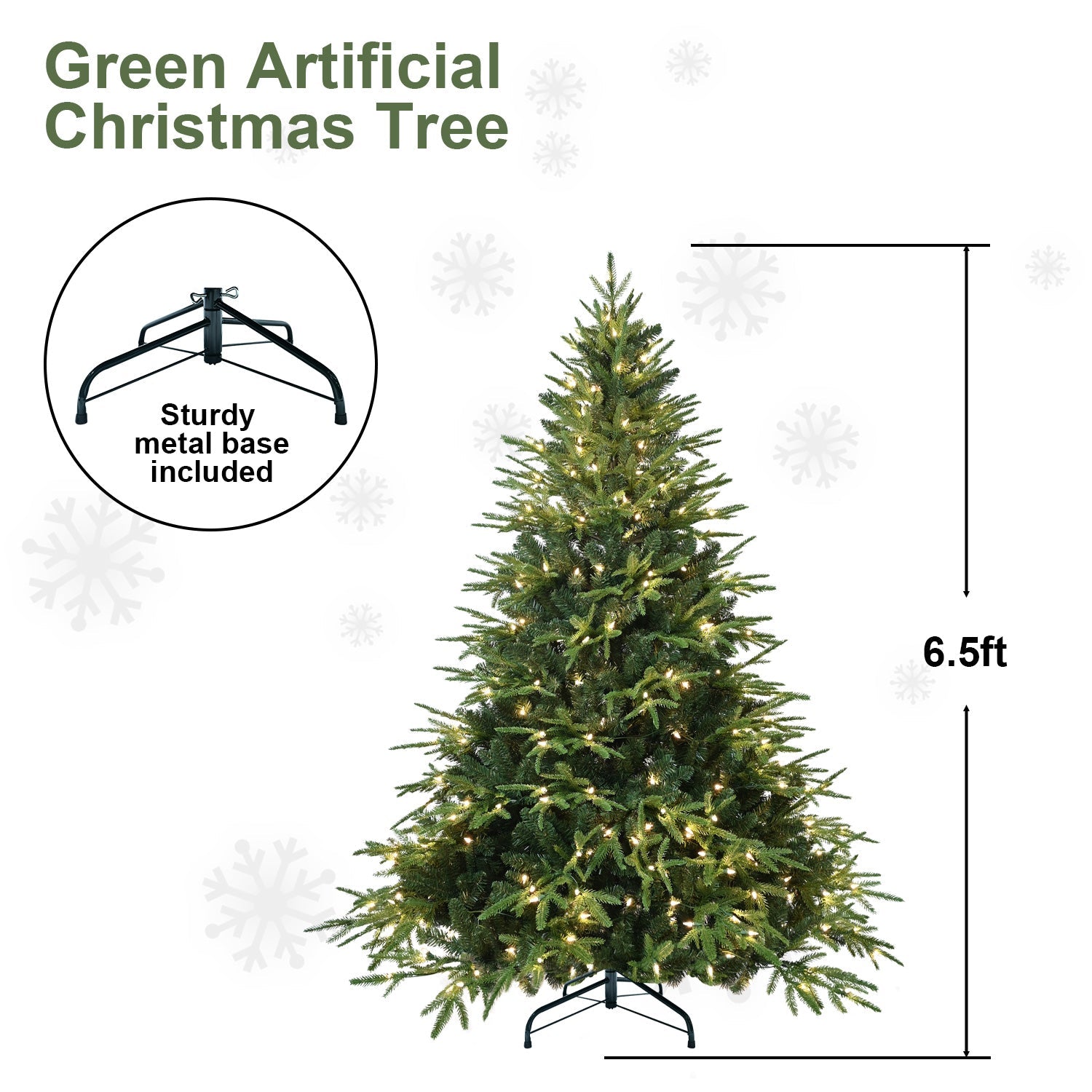 4ft Pre-Lit Artificial Christmas Tree