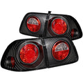Anzo 1999-2000 Honda Civic Tail lights Black