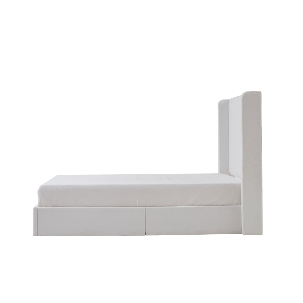 Carmen Upholstered Wingback Bed
