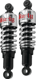 Burly Brand Shocks 10.5in XL - Chrome B28-1200