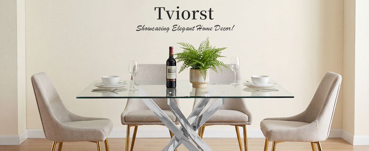 Modern Rectangular Glass Table