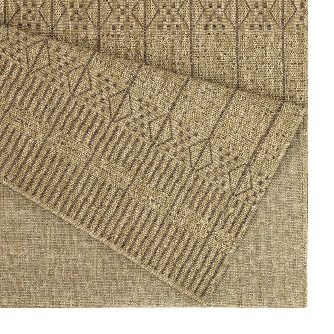 Earth GC_NTL1009 Jute/Mocha Indoor/Outdoor Area Rug