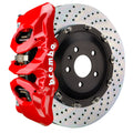 Brembo 24+ BMW M30i/530i xDrive Front GT BBK 6 Piston Cast 380x34 2pc Rotor Drilled - Red 1T1.9039A2