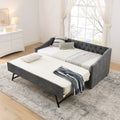 Twin Size Daybed with USB Charging & Pull-out Extendable Bed