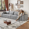134" Cloud Sofa in Corduroy Fabric