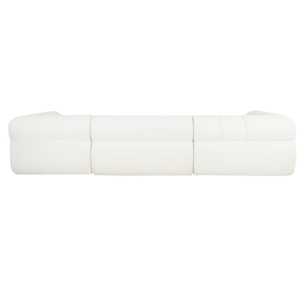 122" Modern L-Shaped Sectional Sofa with Chaise Lounge