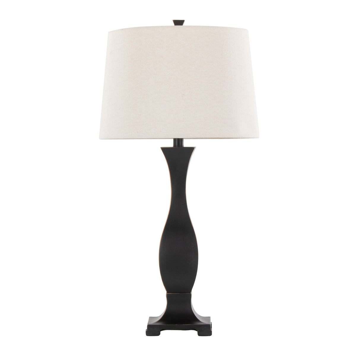 29" Contemporary Polyresin Table Lamp in Oil Rubbed Bronze