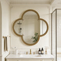 Quatrefoil Mirror - 31.5" Ornate Irregular Accent Mirrors