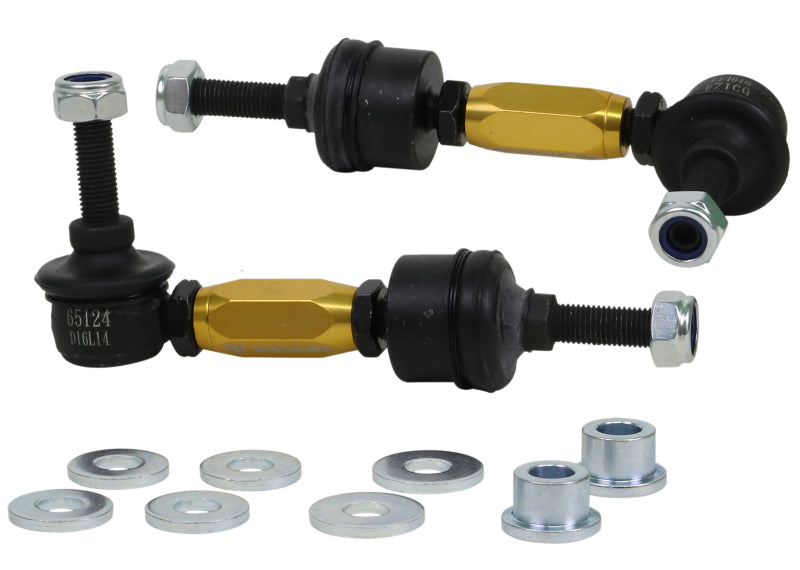 Whiteline 2012+ Ford Focus ST Rear Adjustable Heavy Duty Sway Bar Link Kit KLC195