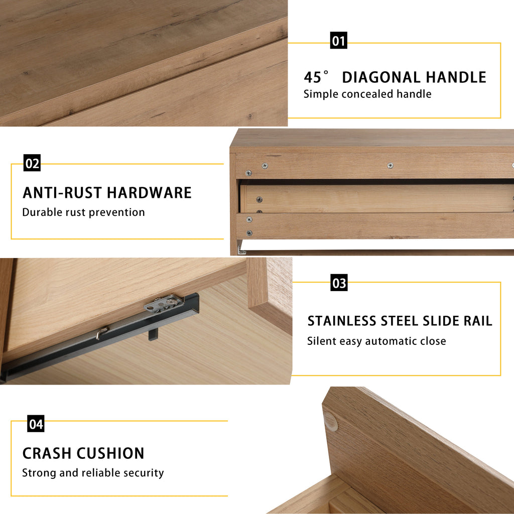30" Bathroom Cabinet with Soft Close Drawer