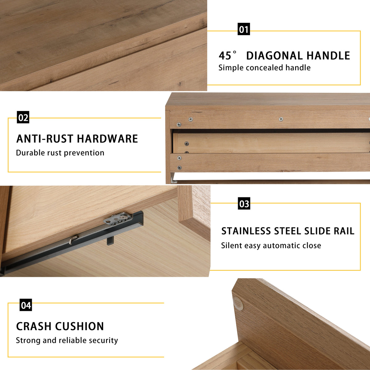 30" Bathroom Cabinet with Soft Close Drawer