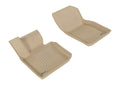 3D MAXpider 2014-2019 Mini Hardtop 2-Door/Convertible Kagu 1st Row Floormat - Tan L1MN01011502