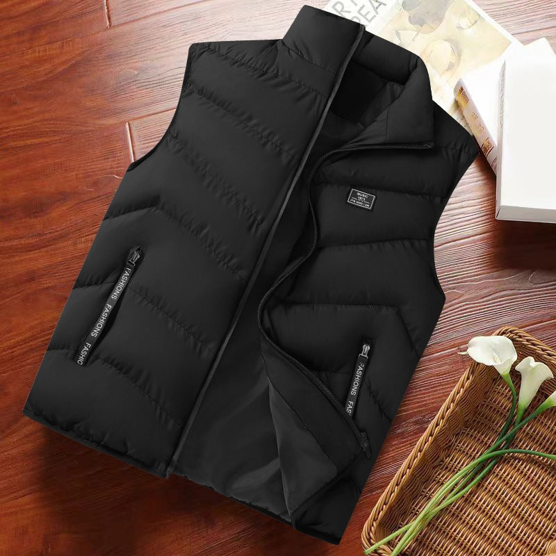 Mens Stand-Neck Outdoor Casual Vest