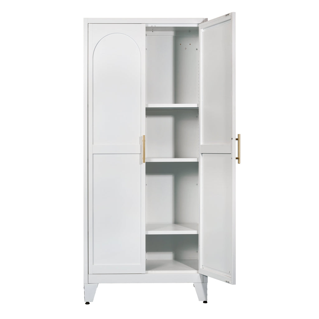 71'' 2 Shapely Doors Cabinet