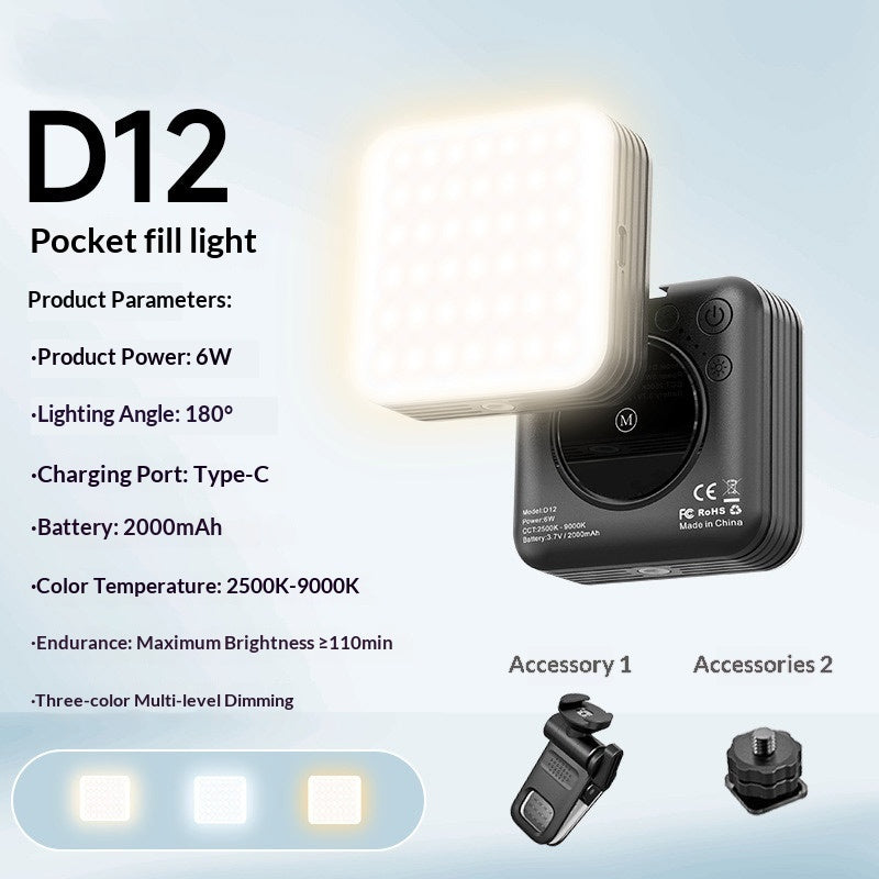 Compact And Portable RGB Phone Fill Light