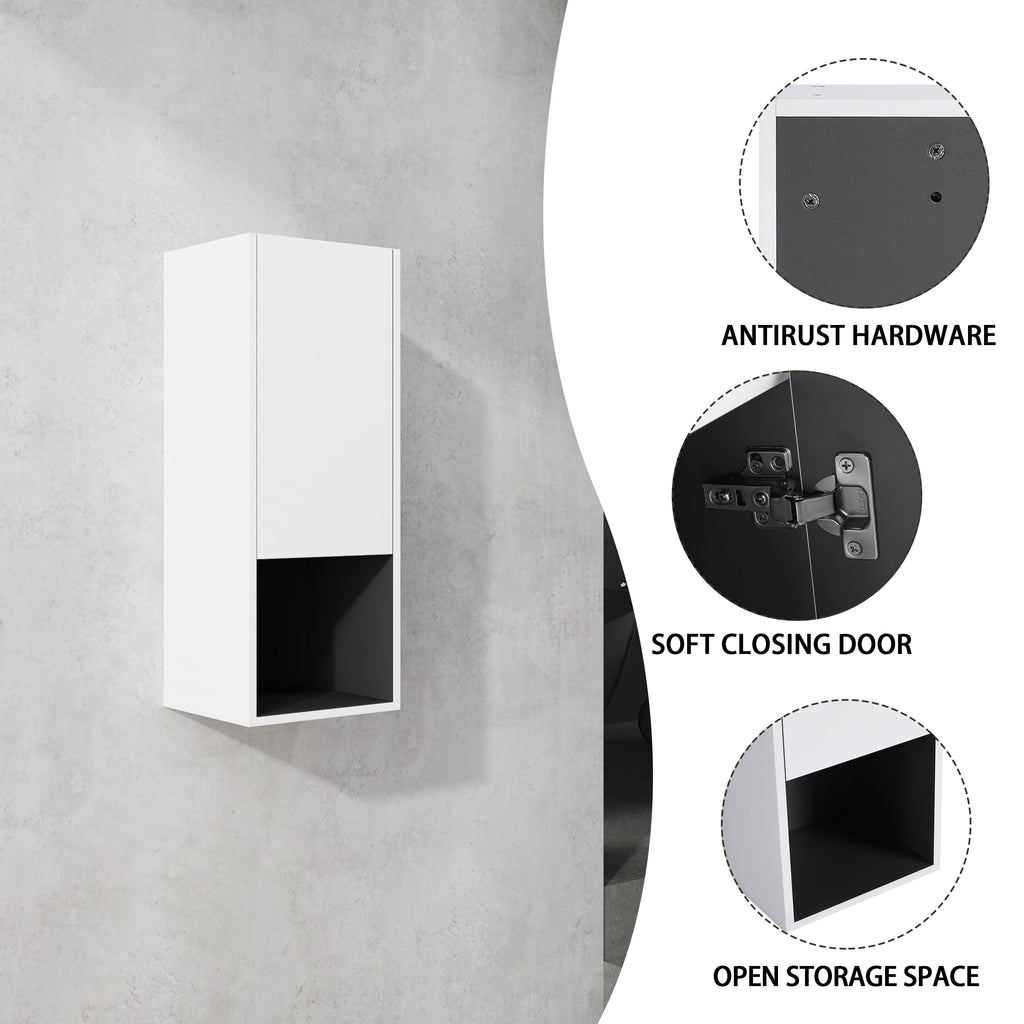 12" Bathroom Side Cabinet