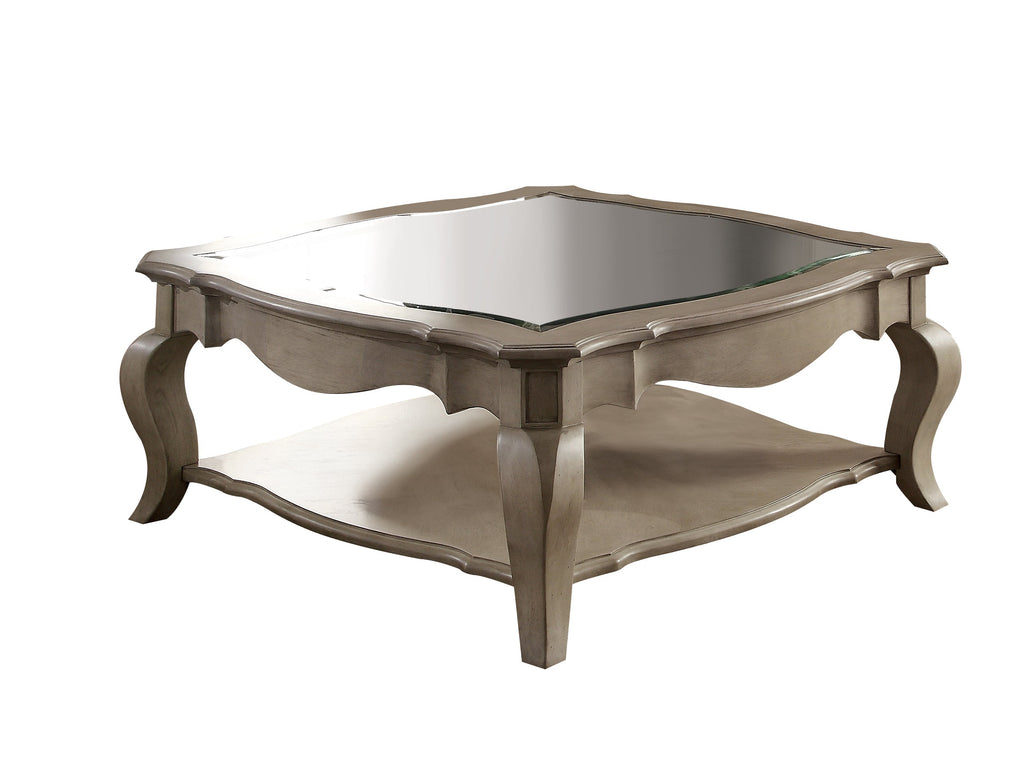 Chelmsford Clear Glass & Antique Coffee Table