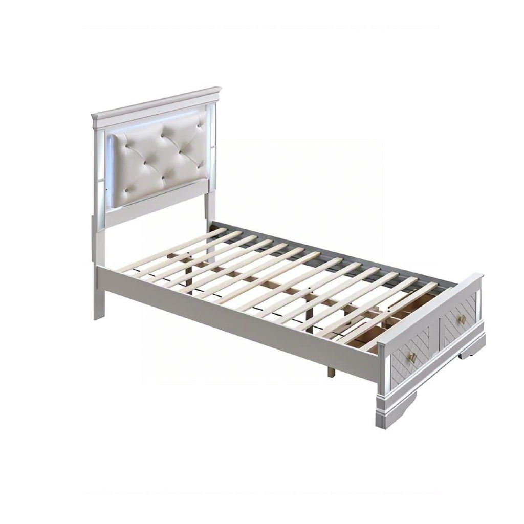 Verona G6735B-TSB Twin Bed in Pearl