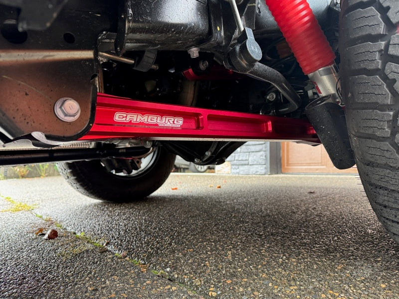 Camburg Toyota Tundra 2WD/4WD 22-23 KINETIK Series Rear Billet Trailing Arm Kit (Red) CAM-320029-RED