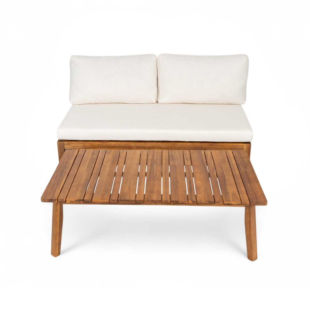 Patio Deep Seating Loveseat with Coffee Table
