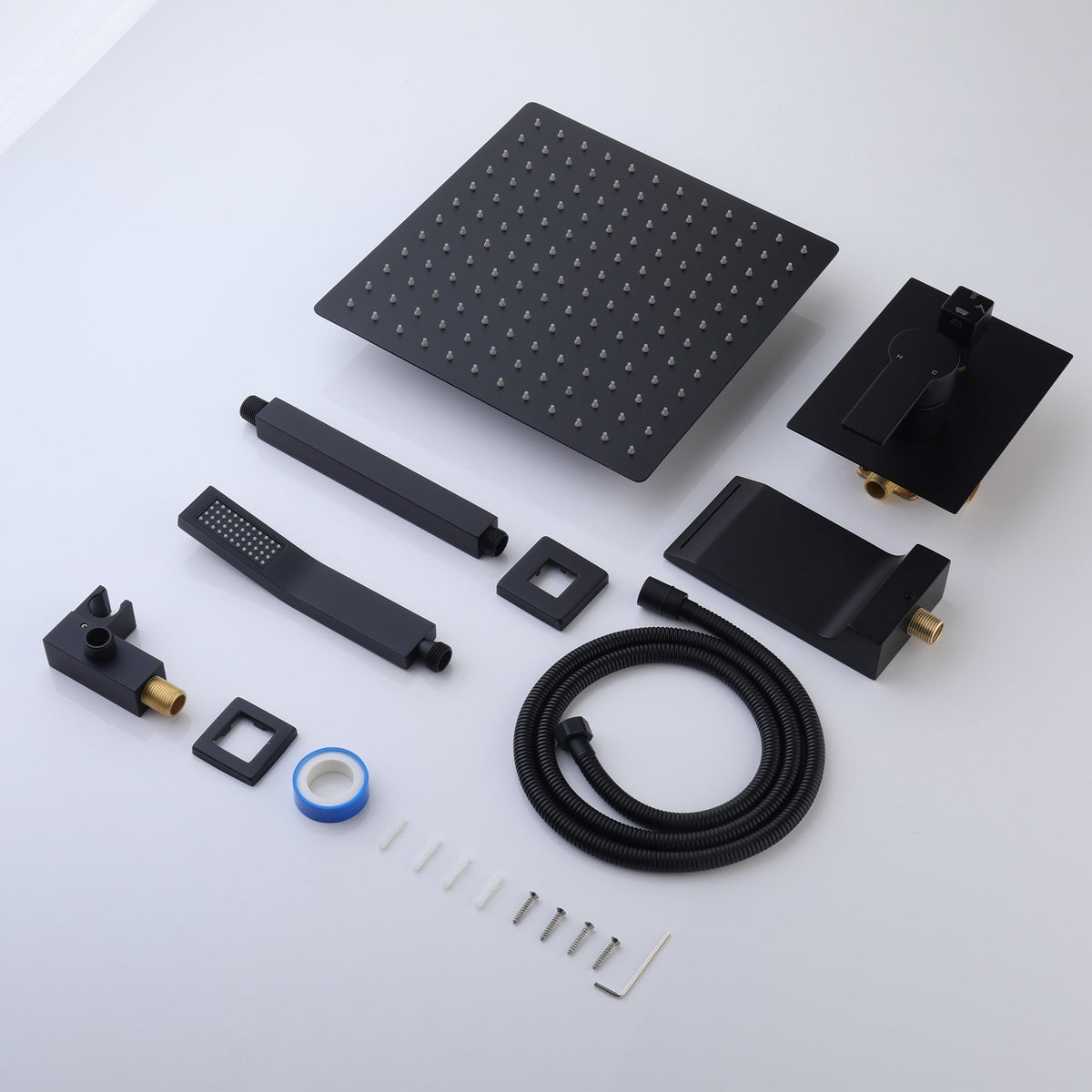 12 Inch Rainfall Shower Faucet Set