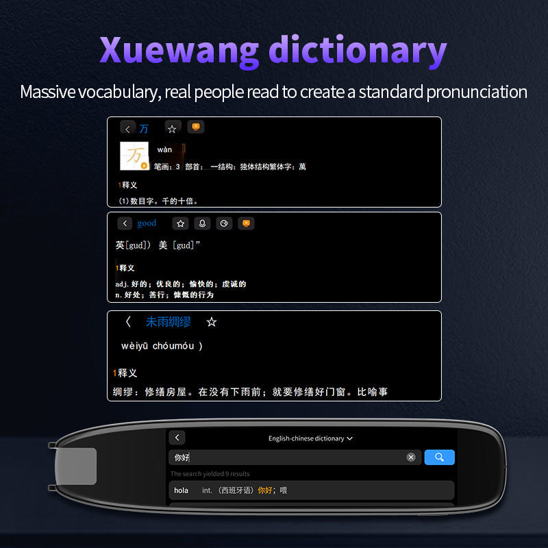 International Multi-language Photo Precision Scanning Translation Pen