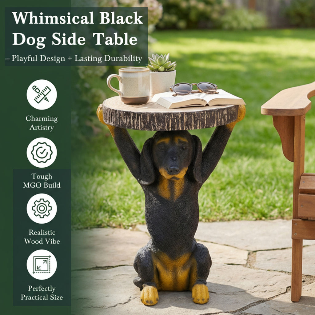 Black Dog Side Table