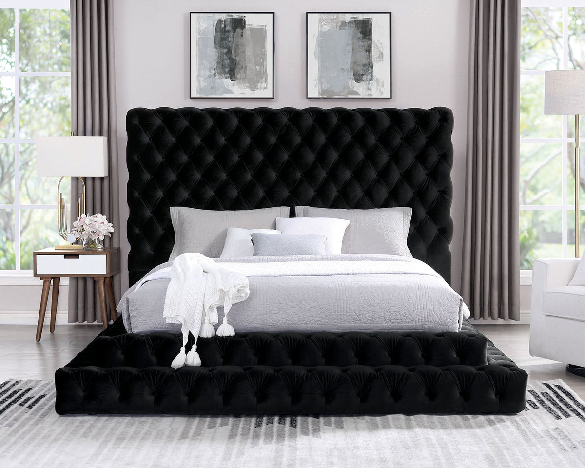 Fully Upholstered Frame Bed
