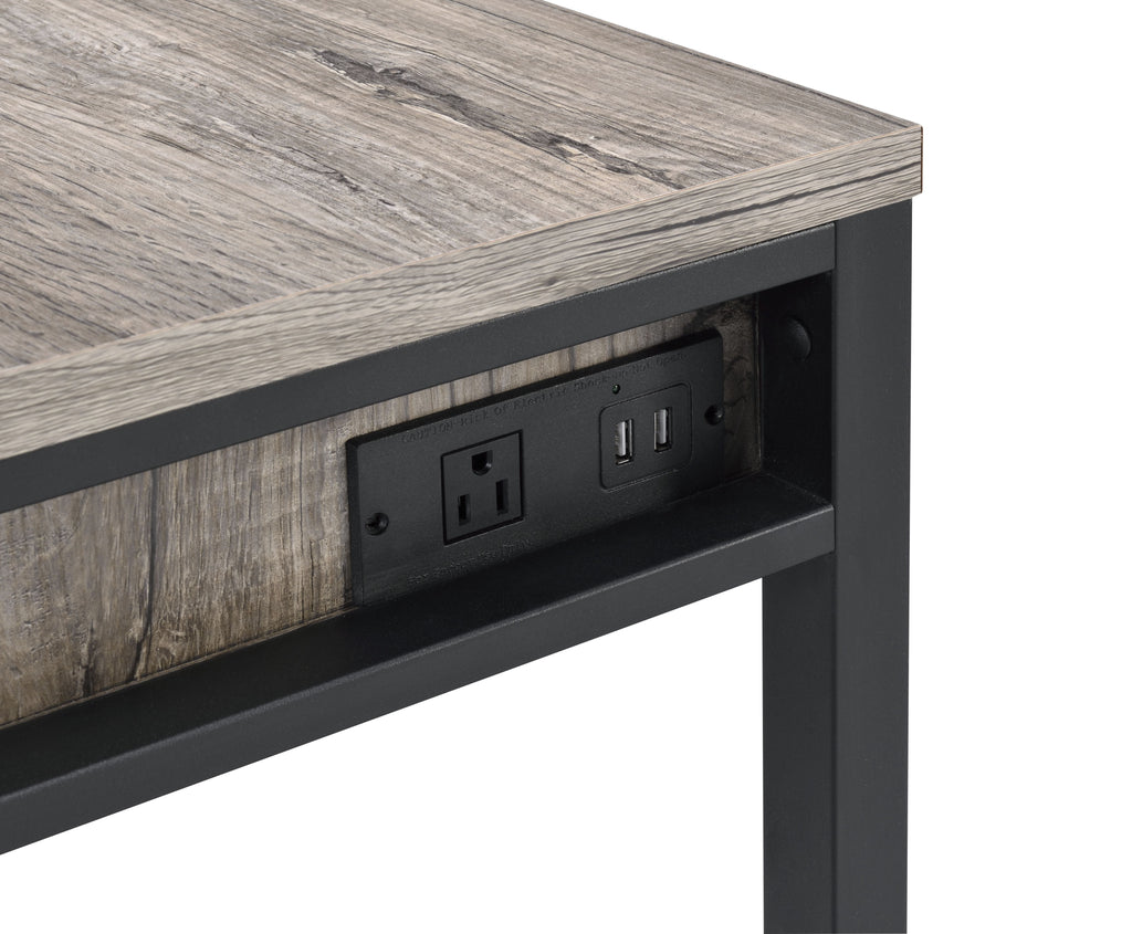 Disho Light Weathered Writing Desk