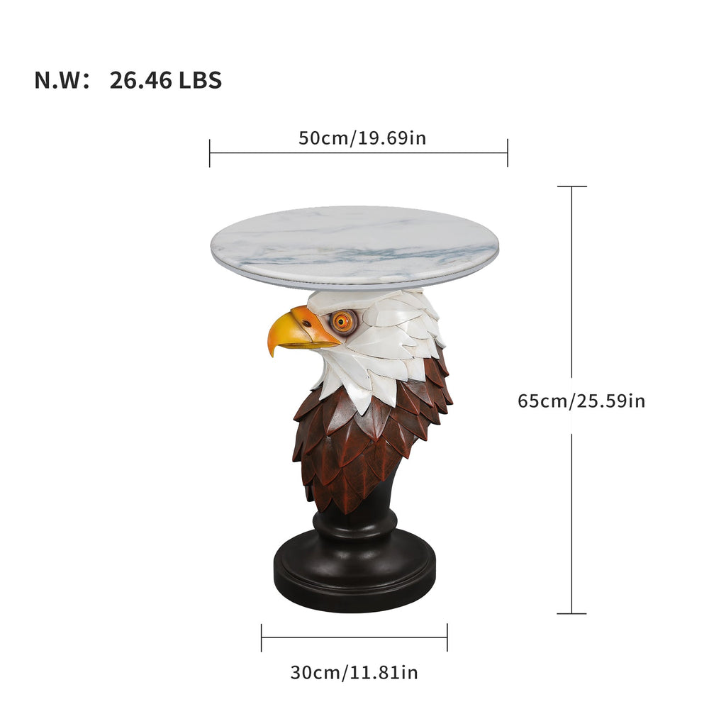 Eagle Head Accent Table