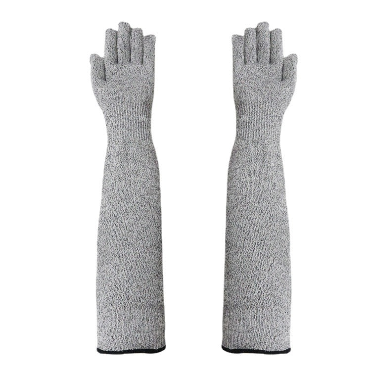 Anti-bite Anti-cut Sleeve Guards Puncture-resistant Work Gloves For Construction Sites