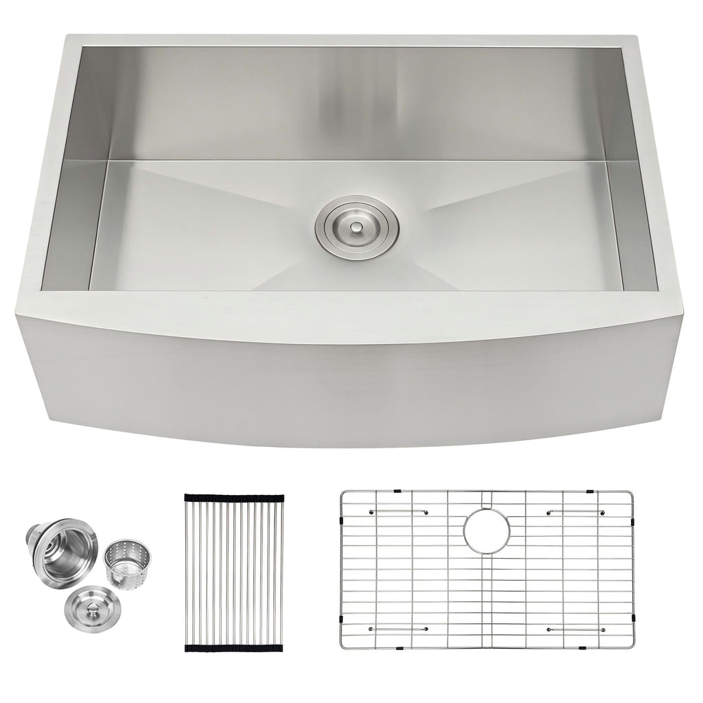 36 Farmhouse Sink - Stainless Steel Apron Front Kitchen Sink