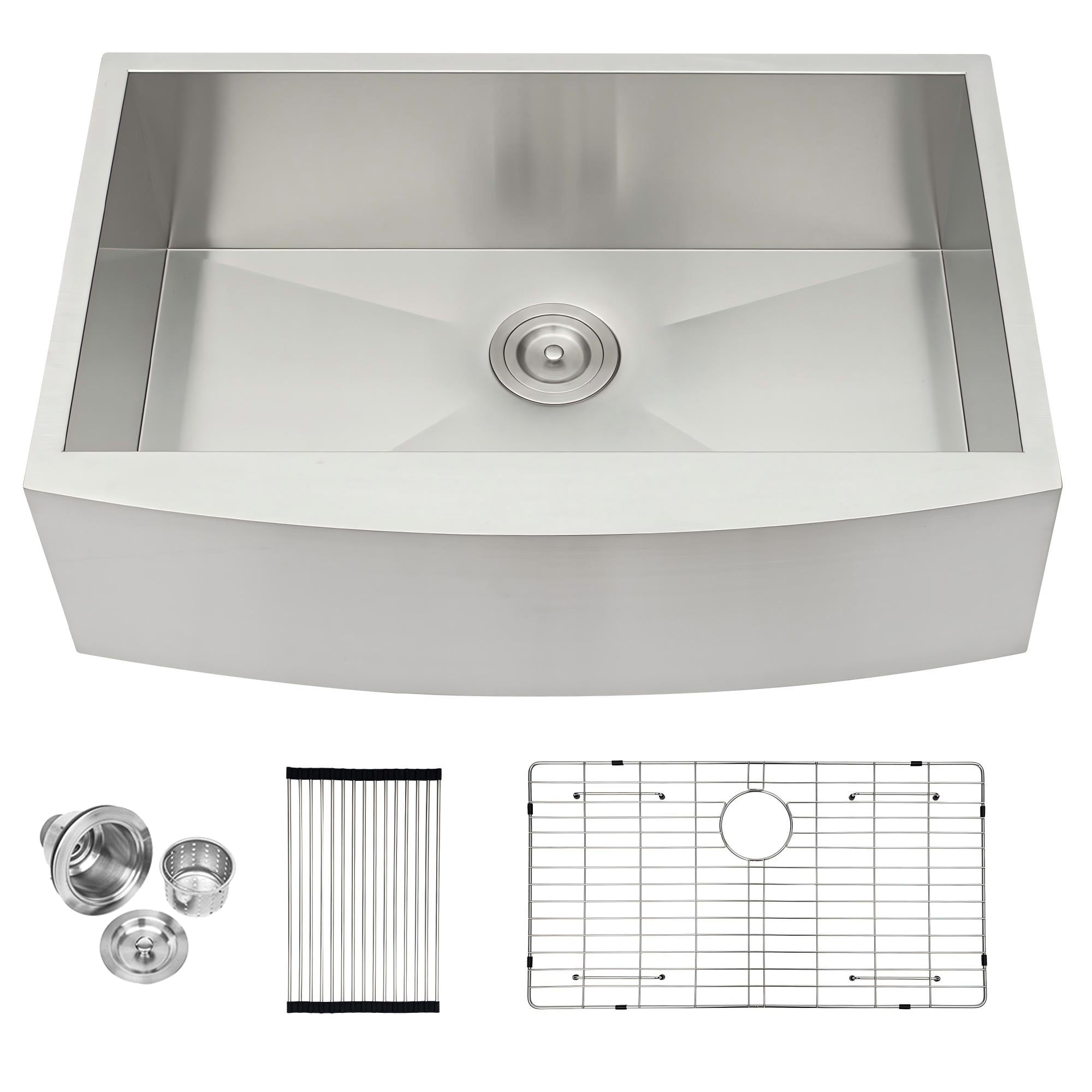 36 Farmhouse Sink - Stainless Steel Apron Front Kitchen Sink